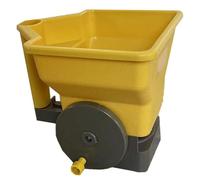 Épandeur à Main, Épandeur de Pelouse 3L Distributeur Manuel de Graines & Engrais, Épandeur Rotatif Portatile, Outil de Plantation Vert pour Entretien de Pelouse(Yellow)