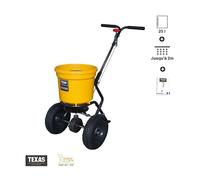 Epandeur centrifuge pour engrais gazon semence sel Texas CS2500