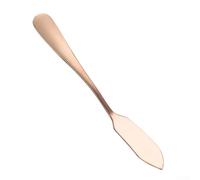 Épandeur de beurre pour confitures de fromage à pâte dure et froide - Outil de cuisine léger et équilibré - Sûr et fiable - Pour fromages à pâte molle, gelées, houmous - Or rose