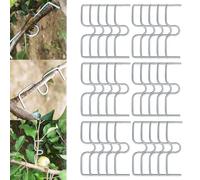 Épandeur de Branches d'arbre,YouXiaor 30PCS Extracteur de Branche d'arbre en Forme de M Support Arrache-Branches pour Branches Fruitières Branche Outil de Pliage en Métal Support pour Branches Fruits