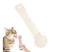 Épandeur de collations pour Chat - Applicateur Flexible en polymère permettant Une vidange Fluide des Pochettes | Mangeoire multifonctionnelle pour cuillères pour Animaux de Compagnie, Accessoire axé
