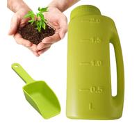 Épandeur De Fonte 2 L Avec Cuillère - Distributeur De Shaker À Glace, Épandeur De Sel De Neige, Récipient De Dégivrage Résilient, Ouverture Spéciale Réglable | Outil De Jardinage Durable Pour Engrais