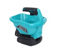 Épandeur de graines de gazon sans fil pour batterie 18 V, épandeur de pelouse de 3,3 L portable avec six réglages de vitesse et huit niveaux de propagation, épandeur d'engrais pour sel, grain et