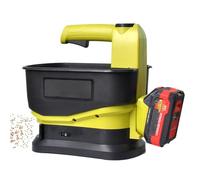 Épandeur de graines sans Fil, épandeur Automatique de sel gemme, capacité de 5,5 L, Largeur de Dispersion réglable, débit Variable, pour Engrais, graines de Gazon, sel