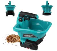 Épandeur de graines sans fil pour Makita 18 V batterie , épandeurs électriques portables de 3,3 L pour toute l'année, 8 largeurs réglables, 6 débit variables, pour engrais, graines de gazon, sel et