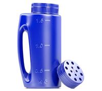 Épandeur de manuel de 2 L avec taille de trou réglable - Plusieurs tailles d'ouverture - Épandeur de de pelouse multifonction - Épandeur de jardin pour engrais, de terre