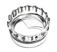 Épandeur de marc à moka, outil de dosage de café pour Moka Express, distributeur de sol expresso avec fonction de capture, niveleur de poudre uniforme, pour barista (grand)