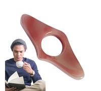 Épandeur de pages en résine | Anneau de pouce en résine | Accessoire de lecture fait à la main | Résine 7,8 x 1,2 cm 14 g Robuste Résistant à l'usure Outil portable Garde les pages ouvertes pour la