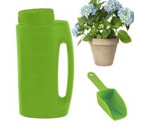 Épandeur de pelouse - Épandeur portatif à Main | Bouteille de semoir d'engrais d'une capacité de 2 L | Canette d'épandage de Jardin portative réglable, pour l'alimentation des d', l'arros