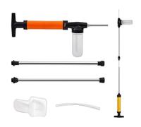 Épandeur de Poudre de Terre de Diatomées - Dispenseur avec 2 Perches Télescopiques - Distributeur De Terre De Diatomée | pour Intérieur Extérieur Jardin Serre Cour Pelouse