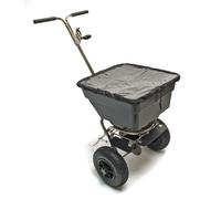 Épandeur de sel / engrais 55 litres / acier inoxydable D24984