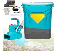 Épandeur de sel gemme électrique sans fil,sac à dos de 25 kg, avec batterie de 20 A, largeur de dispersion réglable, 3000 tr/min, pulvérisation efficace sur environ 5 mètres, for semences,alimentation