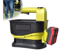 épandeur D'engrais sans Fil épandeur De Semences pour Pelouse - Capacité De 5,5 L Largeur D'épandage Réglable, épandeur De Gravier avec Une Couverture De 140°, 6 Vitesses Réglables pour Les Allées