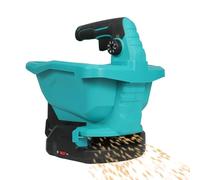 Épandeur d'engrais sans fil pour batterie Makita 18 V, épandeur universel sans fil 3,3 l avec réglage de la vitesse de rotation à 6 niveaux, réglage de la quantité d'épandage à 8 niveaux, angle de
