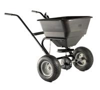 Varan Motors - TC2028 Epandeur d'engrais, semences, sable ou sel, charge jusqu'à 30KG / 45L +Pneus Air