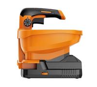 Épandeur et semoir électrique sans fil avec capacité de 5,5 L pour une utilisation domestique et agricole 18 V Fonctionne avec piles (non incluses) Épandeur portatif pour engrais