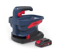 Güde Épandeur Universel sans Fil GUS 18-201-05 (18 V, Li-ION, Largeur d'épandage de 5 m, 6 Vitesses, 8 Modes d'épandage, 6 Angles d'épandage, capacité de 3,3 litres, avec Batterie 2 Ah et Chargeur)