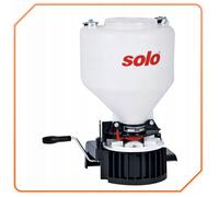 Solo Épandeur manuel 421 – Capacité 9 kg, sangle réglable, à manivelle – Rouge