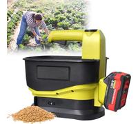 Épandeur portatif sans fil pour semences et engrais - Capacité de 5,5 L pour une distribution efficace des graines, des aliments et des engrais pour les jardiniers