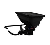 Épandeur Remorqué à Engrais pour ATV Quad 12 V Capacité de Trémie 45,3 L 38 kg 560 TR/Min Tractage pour Sable Graine Sel Épandage Réglable 1490m² [Déflecteur & Housse de Pluie Inclus]