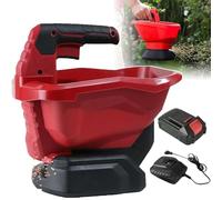 Épandeur sans fil, alimentation par batterie 18 V, largeur réglable, débit variable pour engrais, graines d'herbe, sel et grain