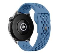 EPANO Bracelet en Silicone avec trou de 18mm 20mm 22mm, pour Samsung Galaxy Watch 6 5 4, Huawei GT4 3 GT2 pro, Garmin Vivoactive 4(Blue,20mm)