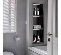 EPANO LXXW Étagère encastrée en Acier Inoxydable for Douche avec éclairage LED - Installation Facile sans carrelage