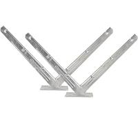 EPANO LXXW Fil Rasoir galvanisé Support de clôture en Fil Fer barbelé Blade, Bras d'extension, Support V galvanisé à Chaud, 2 pièces