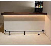 EPANO LXXW Rail de Repose-Pieds Barre, for Studio Danse, Restaurant, sous-Sol, clôture intérieure, d'appui/Mains courantes, Garde-Corps for Bar Kit de Repose-Pieds de Barre(150cm/4.5ft)