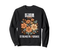 Épanouissez-vous avec force et grâce | Donnez du pouvoir à votre fille Sweatshirt