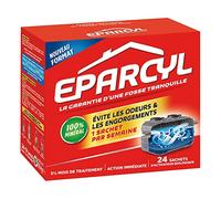 Eparcyl - Entretien Fosses Septiques - 24 Sachets d'Activateur Biologique - 5 Mois de Traitement - Evite les odeurs & les engorgements - Action immédiate - 100% minéral - Lot de 4