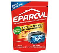 Eparcyl - Entretien Fosses Septiques - Evite les odeurs & les engorgements - Diffusion Continue - 6 mois en un seul geste - Résiste à l'eau de javel - Granules d'Activateur Biologique