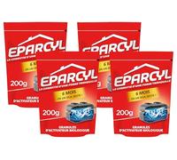 Eparcyl - Granules 200g (6 mois de traitement) Activateur Biologique pour Fosses Septiques - Entretien Fosses Septiques (Lot de 4)