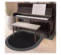 EPASHA Tapis de Piano, Tapis insonorisant for Piano, Tapis épais antidérapant, Coussinets acoustiques, Tapis de Sol insonorisant, décoration de Chambre(110X110cm)