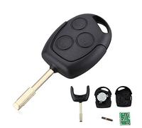 ePathChina 433 MHz 3 Boutons Porte entrée à Distance avec 60 Puce adaptée pour Ford Mondeo / Fiesta / Focus / KA / Transit / K2 2002-2012