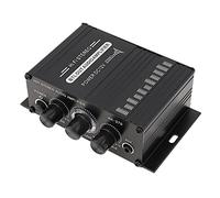 ePathChina Amplificateur Audio, Ampli Hifi, Mini Amplificateur de puissance, 12V 2 Canaux Amplificateur Stéréo avec Entrée AUX/USB/SD, pour la Maison ou la Voiture