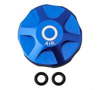 Épaule de fourche en alliage d'aluminium pour fourche avant usinée CNC - Bouchon de valve d'air de montagne pour suspension de vélo - Couvercle anti-poussière de rechange pour anneau pour Fox (bleu)