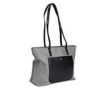 Épaule en Tissu Oxford et fourre-Tout spacieux pour Femme avec Rangement Multicouche et Fermeture éclair renforcée (Gray)