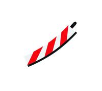 Carrera Bordures de trottoir intérieures 20020594 pour Curve Sopraelevate 2/30° – 6 pièces