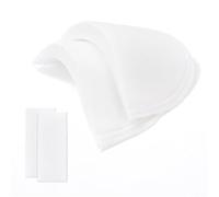 Epaulettes Femme 2 paires d'épaulettes en éponge douce, for Blazer, chemise, coussin épais, sans couture, réglable, amovible, rembourré mousse, accessoires for vêtements éPaulettes Pour Manteau(White)