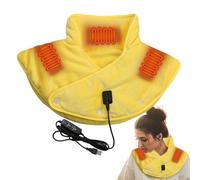 Épaulière chaude | Écharpe chauffante électrique pour le cou et épaules | Coussin chauffant à chauffage rapide avec 3 réglages de chaleur, châle chauffant sûr pour épaules et crampes au co