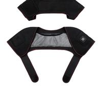 Épaulière chauffante électrique | 3 réglages de température pour les épaules et le cou, coussin thermique en fibre de carbone pour le haut du dos pour tension du cou