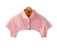 Épaulière chauffante for Homme et Femme, idéale for l'hiver, résistante au Froid, 3 Styles, en Peluche épaisse, idéale for la Colonne cervicale et l'arthrite(Pink B,Large)