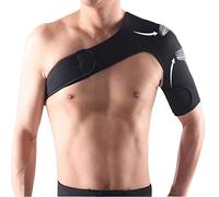 Épaulière de Maintien Sport Poche de Glace Chaud/Froid - Attelle Épaule Coiffe Rotateurs Homme/Femme - Orthèse d'Épaule Tendinite, Arthrose, Luxation - Manchon Compression Néoprène Bras Gauche/Droit