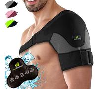 Épaulière de Maintien Sport Poche de Glace Chaud/Froid - Attelle Épaule Coiffe Rotateurs Homme/Femme - Orthèse d'Épaule Tendinite, Arthrose, Luxation - Manchon Compression Néoprène Bras Gauche/Droit