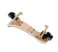 Épaulière de Violon Réglable et Pliable pour Violon 1/2, Support D'épaule Ergonomique avec qualité Sonore Améliorée (Couleur du bois)