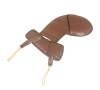 Épaulière et Mentonnière de Violon 1/2-1/4 en Peau de Mouton | Confort Ergonomique, Pression Mieux Répartie, Marron, pour Joueurs, Accessoires Compatibles Violon
