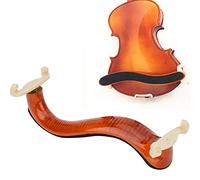 Épaulière pour alto pour violon 3/4 4/4, support d'épaule réglable en érable massif à rayures de tigre, accessoire de support d'instrument de musique rembourré confortable pour