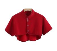 Épaulières en coton for l'hiver, châle et cape for hommes et femmes, protection thermique contre le froid, attelle de protection et de soulagement de la douleur(Wine Red,XXL(70~80kg))