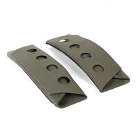 Épaulières Rembourrées 2 Pièces Épaulettes Tactiques Respirantes Gilet Tactique Épaulettes En Mousse Avec Bandoulière Accessoires Randonnée (Size : Black)